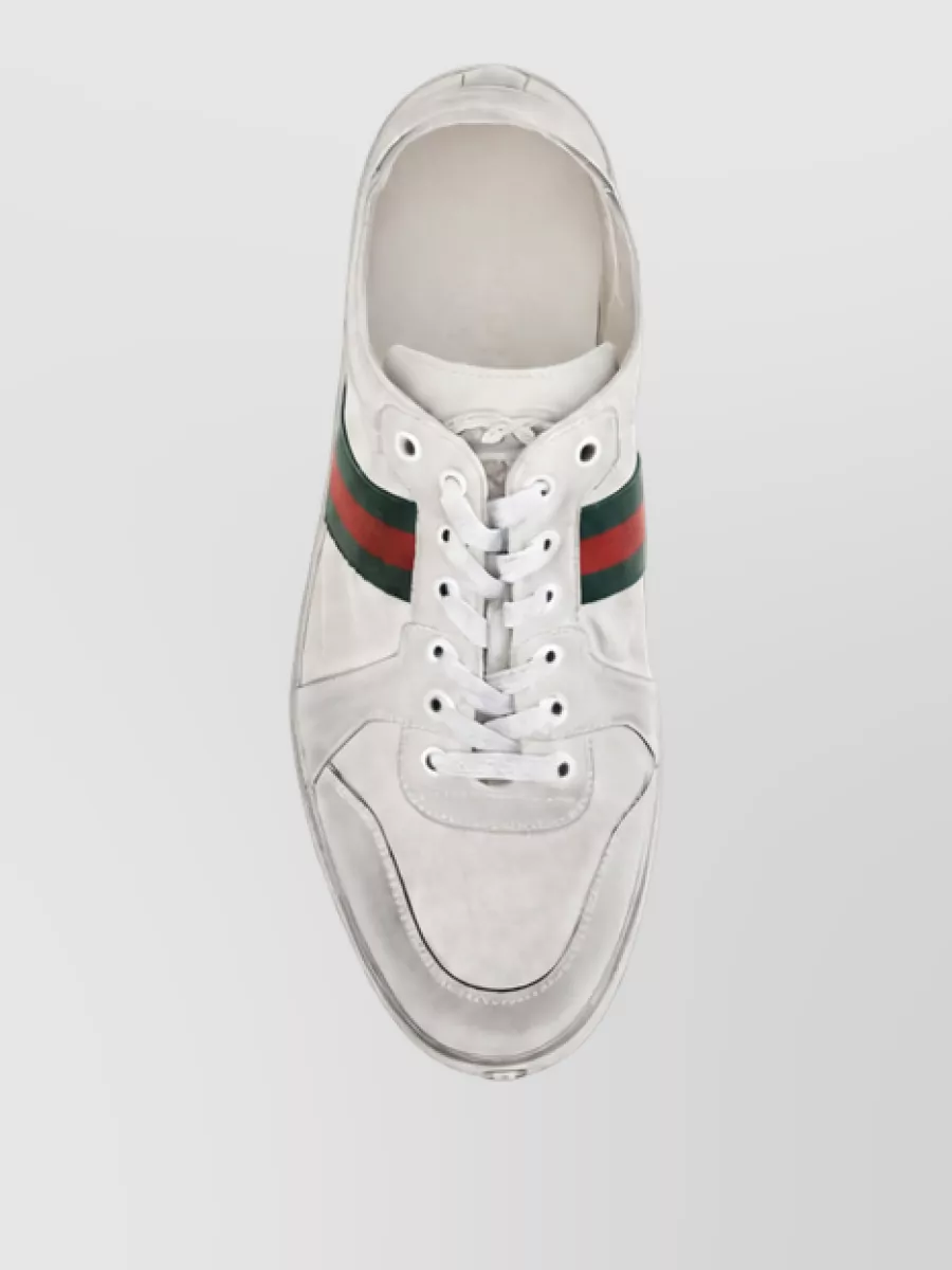Gucci Calf Leather Low-Top Sneakers