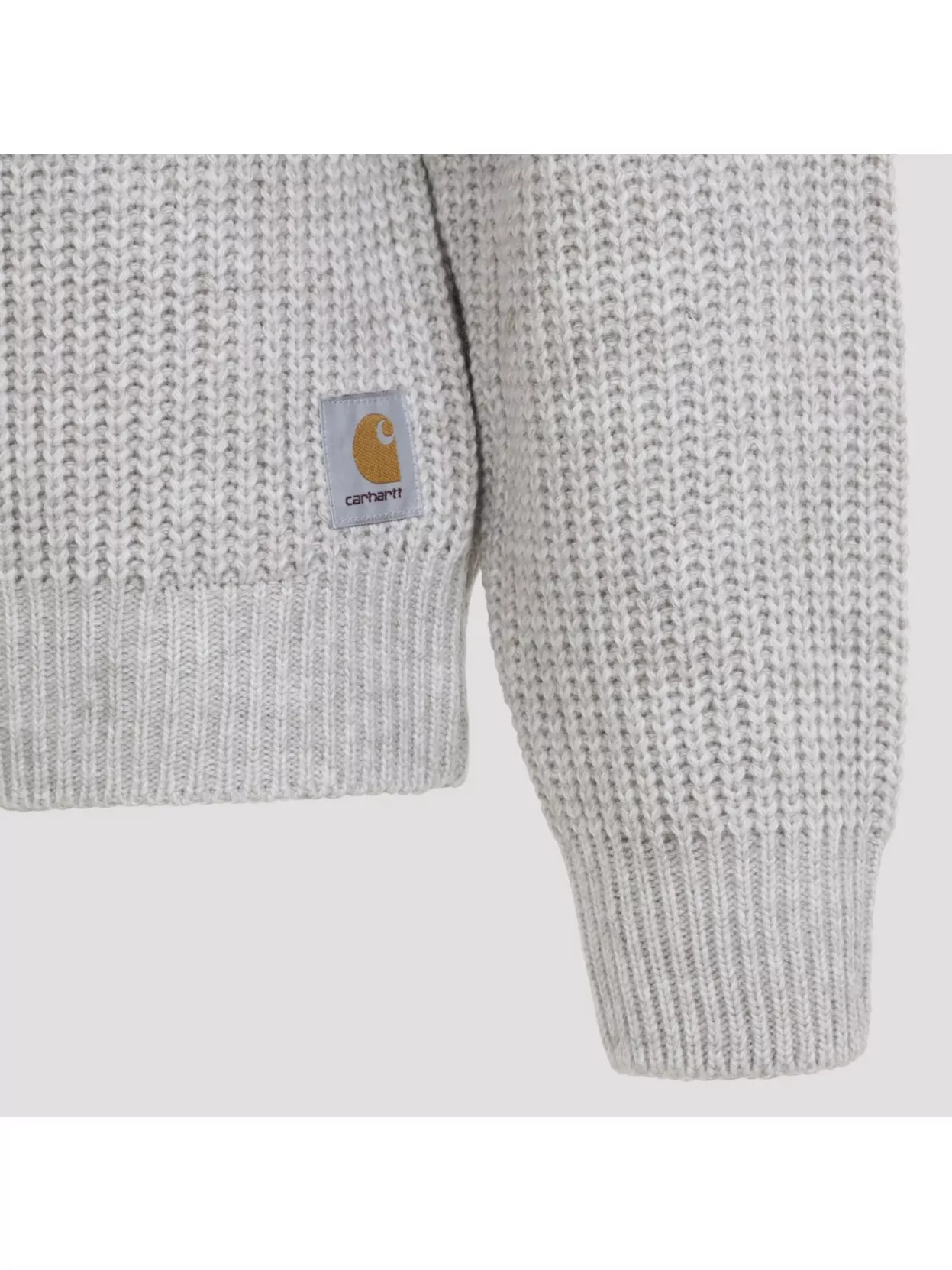 Carhartt Wip Crew Neck Knit Sweater With Ribbed Cuffs