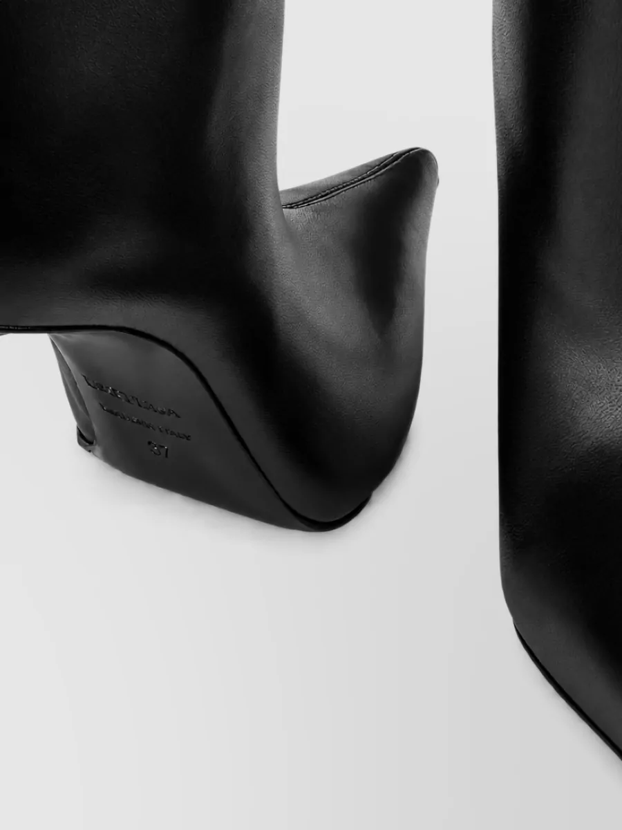 Le Silla Leather Asymmetric Knee-High Boots