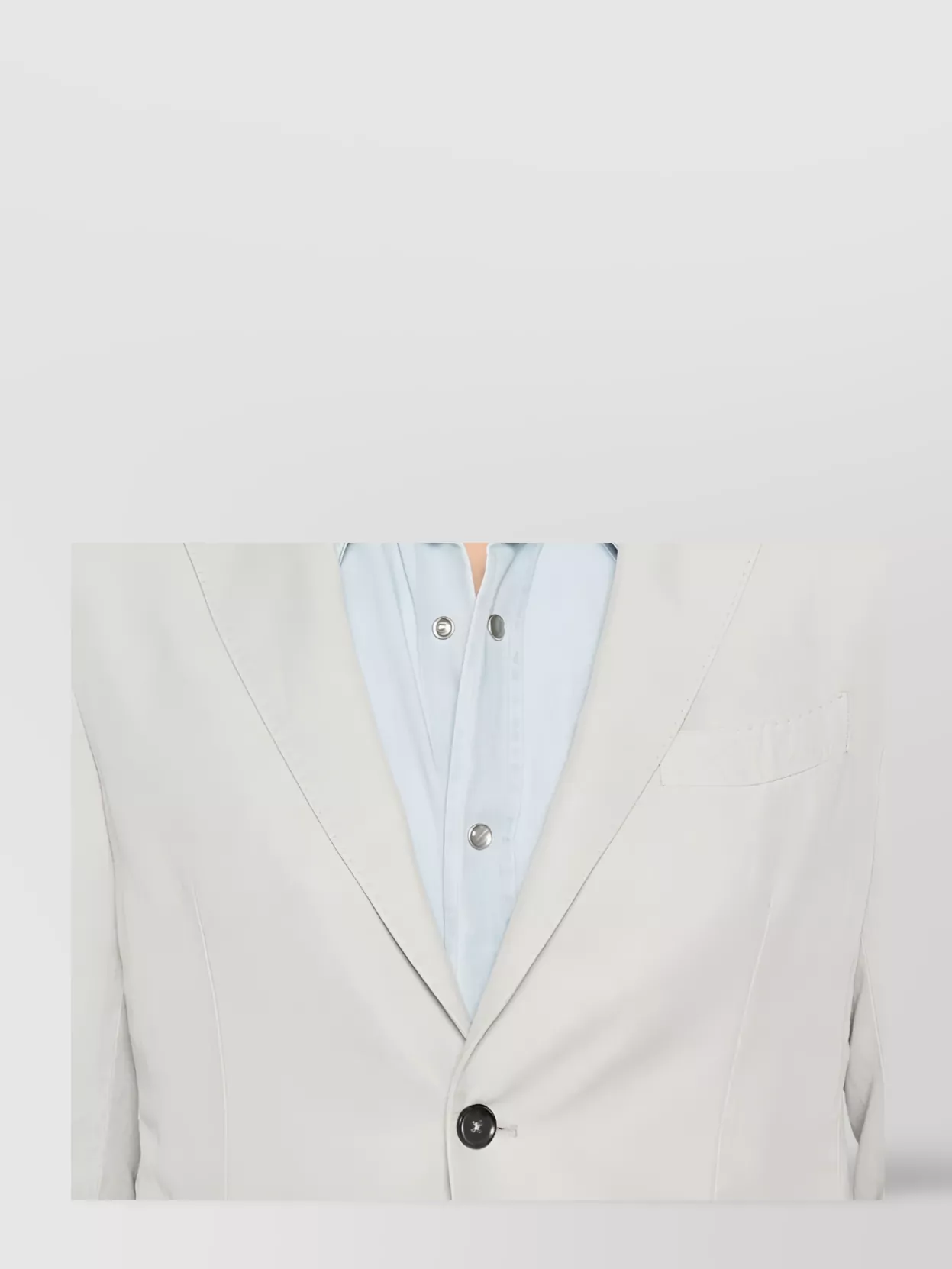 Luigi Bianchi Cotton Jacket Notch Lapel