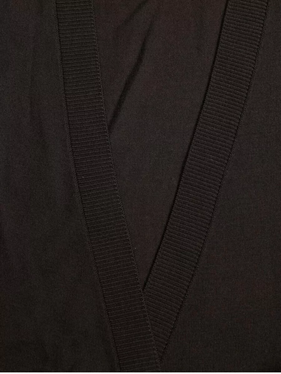 Dolce&Gabbana Virgin Wool V-Neck Wrap Cardigan