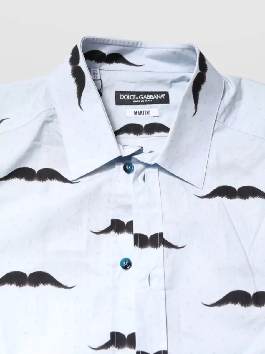 Dolce&Gabbana Cotton Printed Formal Shirt