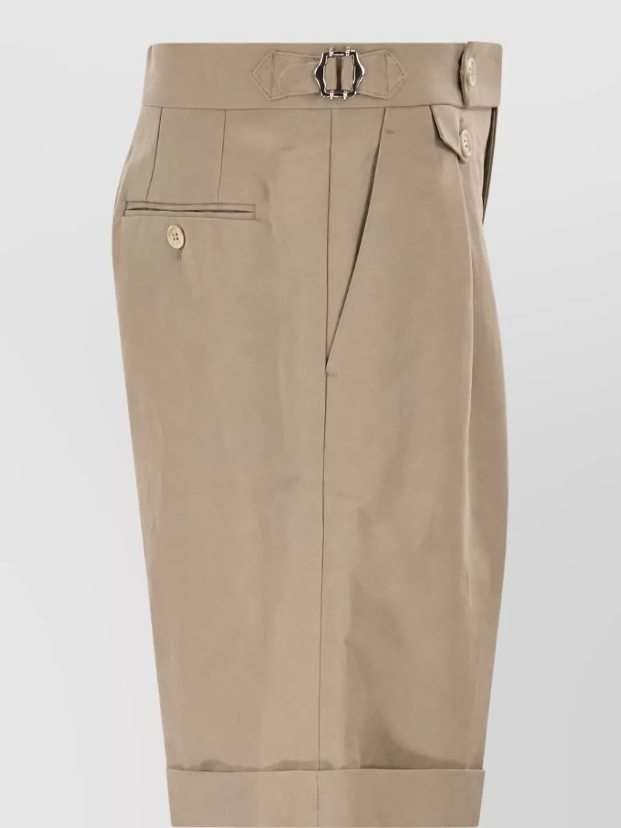 Brunello Cucinelli Linen And Cotton Bermuda Shorts