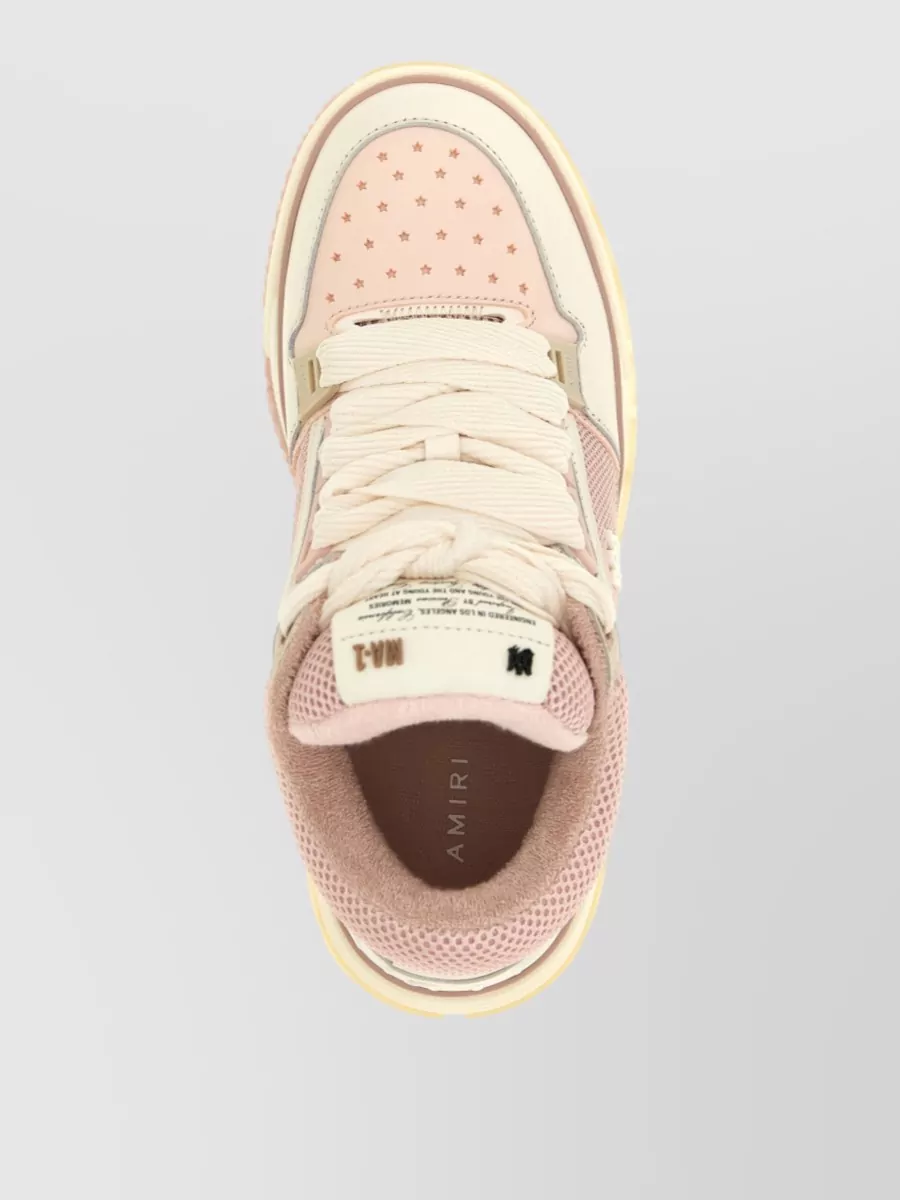 Amiri Calfskin Leather Ma-1 Low-Top Sneakers