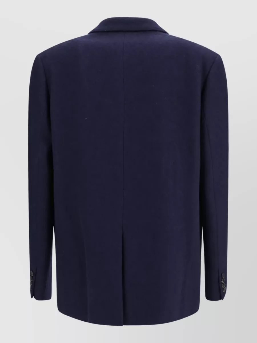 Dries Van Noten Wool Double Breasted Coat