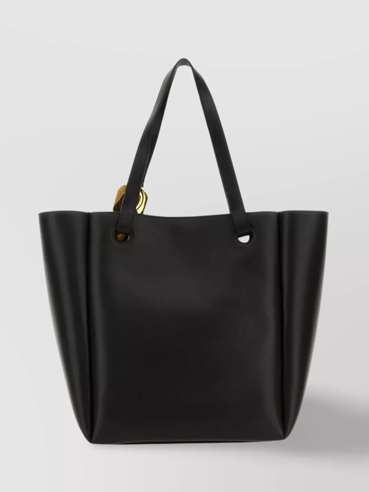 Jw Anderson Leather Tote With Chic Metal Accents