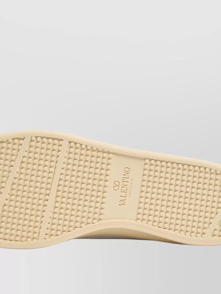 Valentino Garavani Lace Up Low Top Rubber Sole Shoes