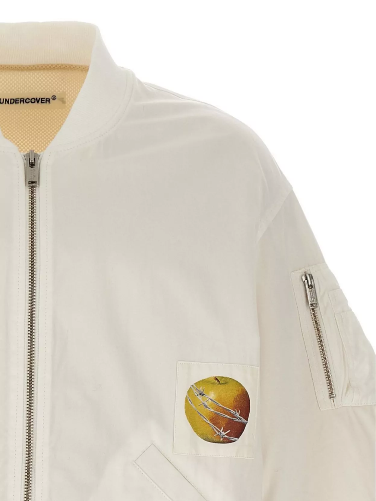 Undercover Bomber Jacket With Ribbed Cuffs And Patch