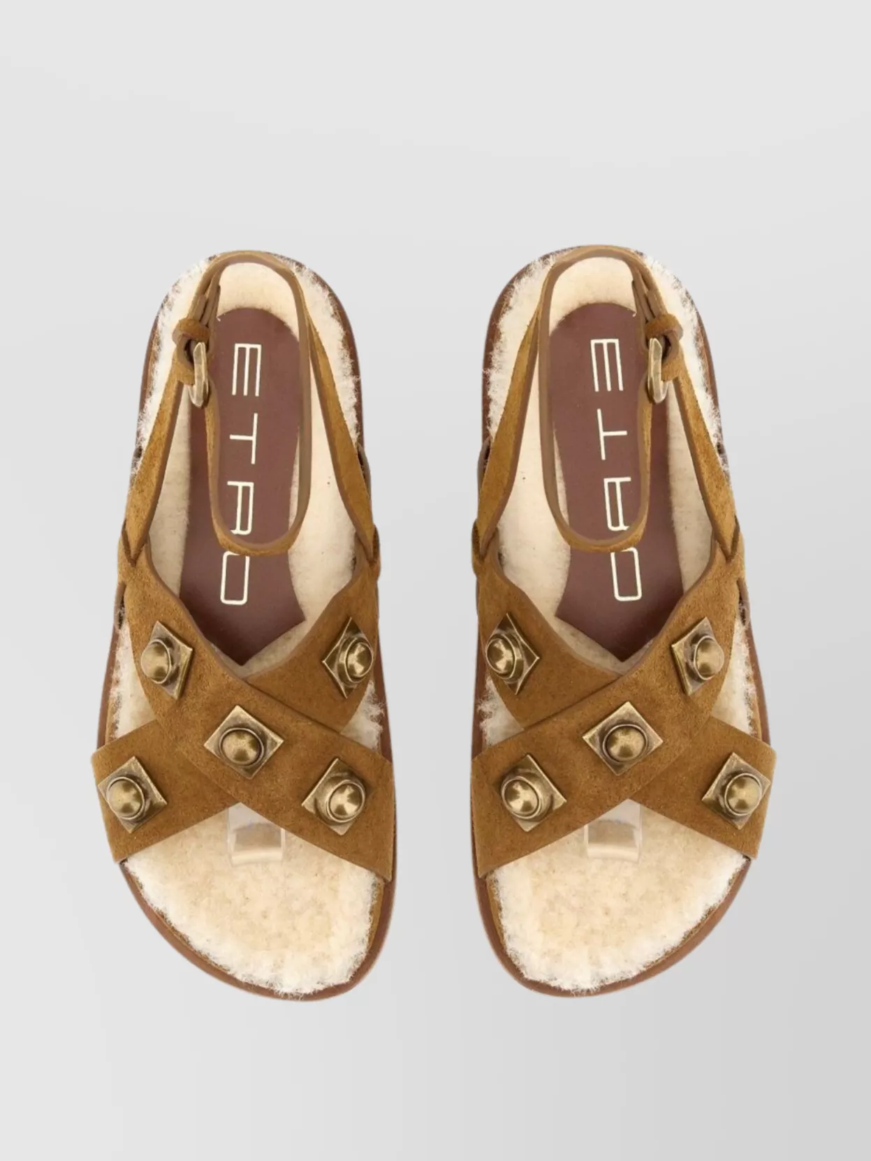 Etro Studded Leather Sandal Fit For A Queen