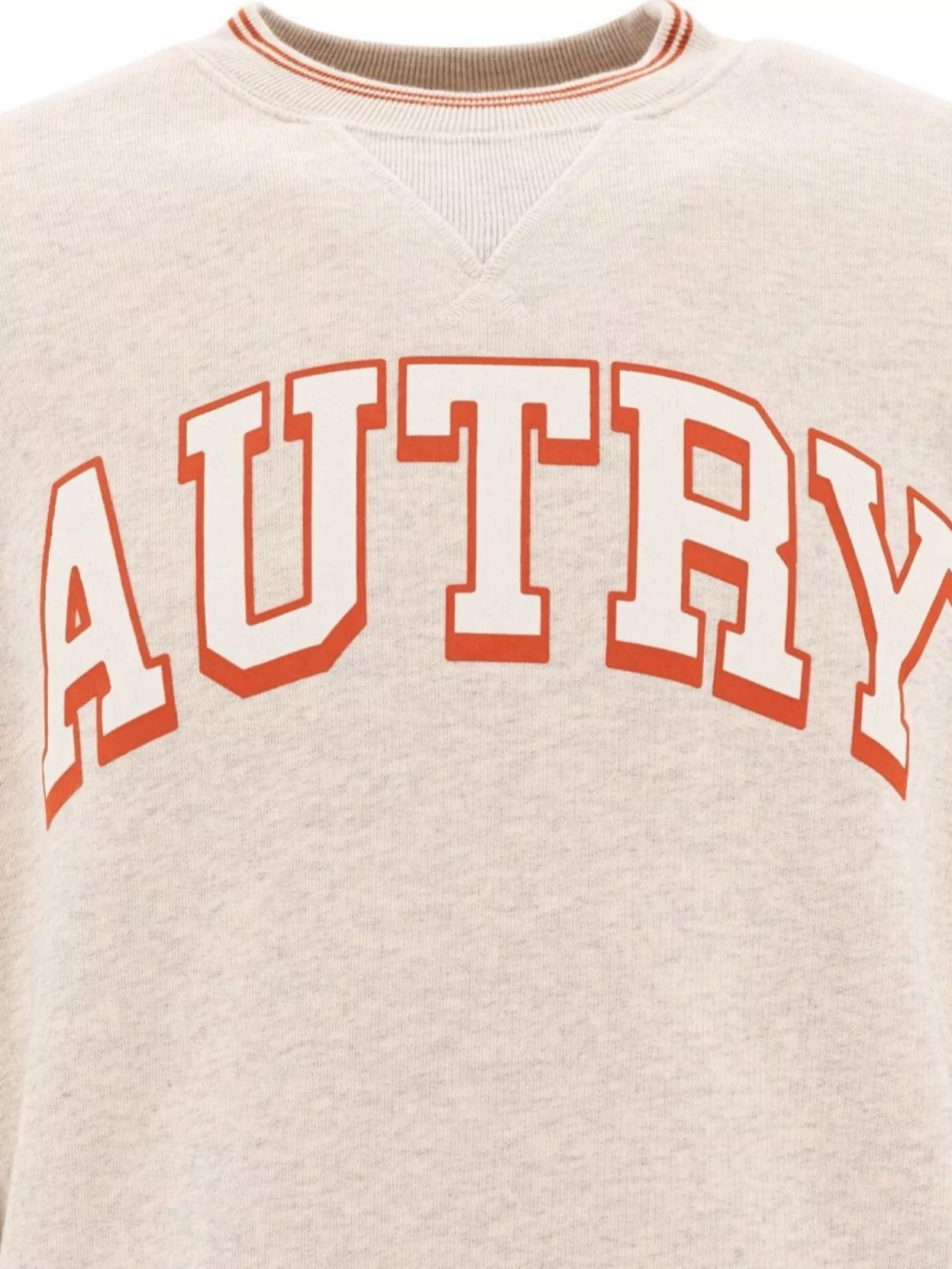 AUTRY CREW NECK LONG SLEEVES CUFFS AND HEM