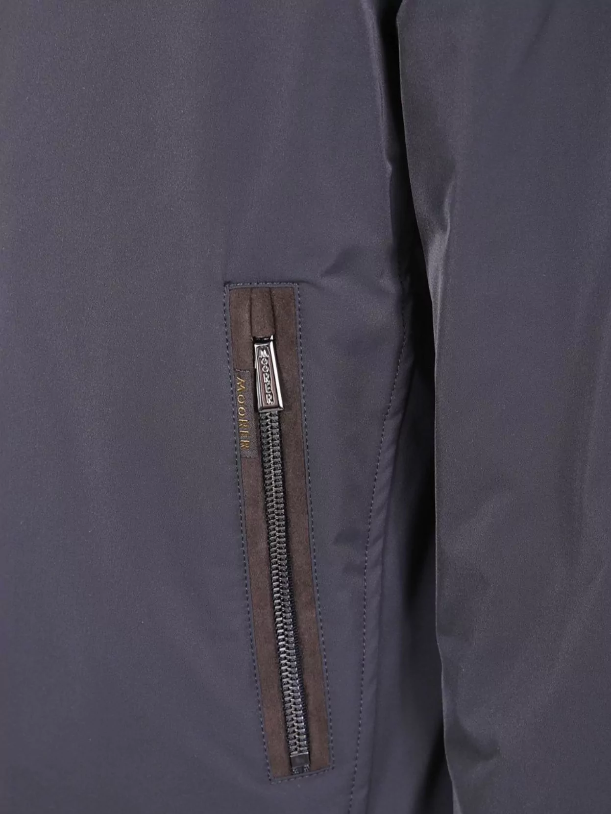 Moorer High Collar Long Sleeve Jacket