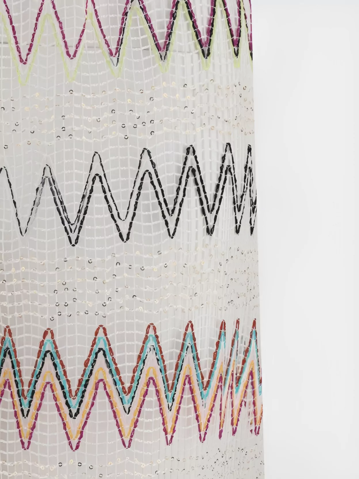 Missoni Mesh Pants With Zig Zag Pattern