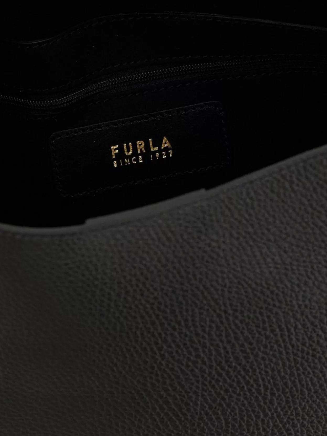 Furla Cloud Leather Shoulder Bag With Adjustable Strap