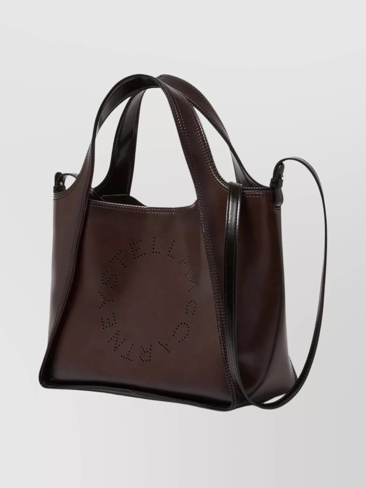 Stella Mccartney Logo Shoulder Bag Detachable Strap