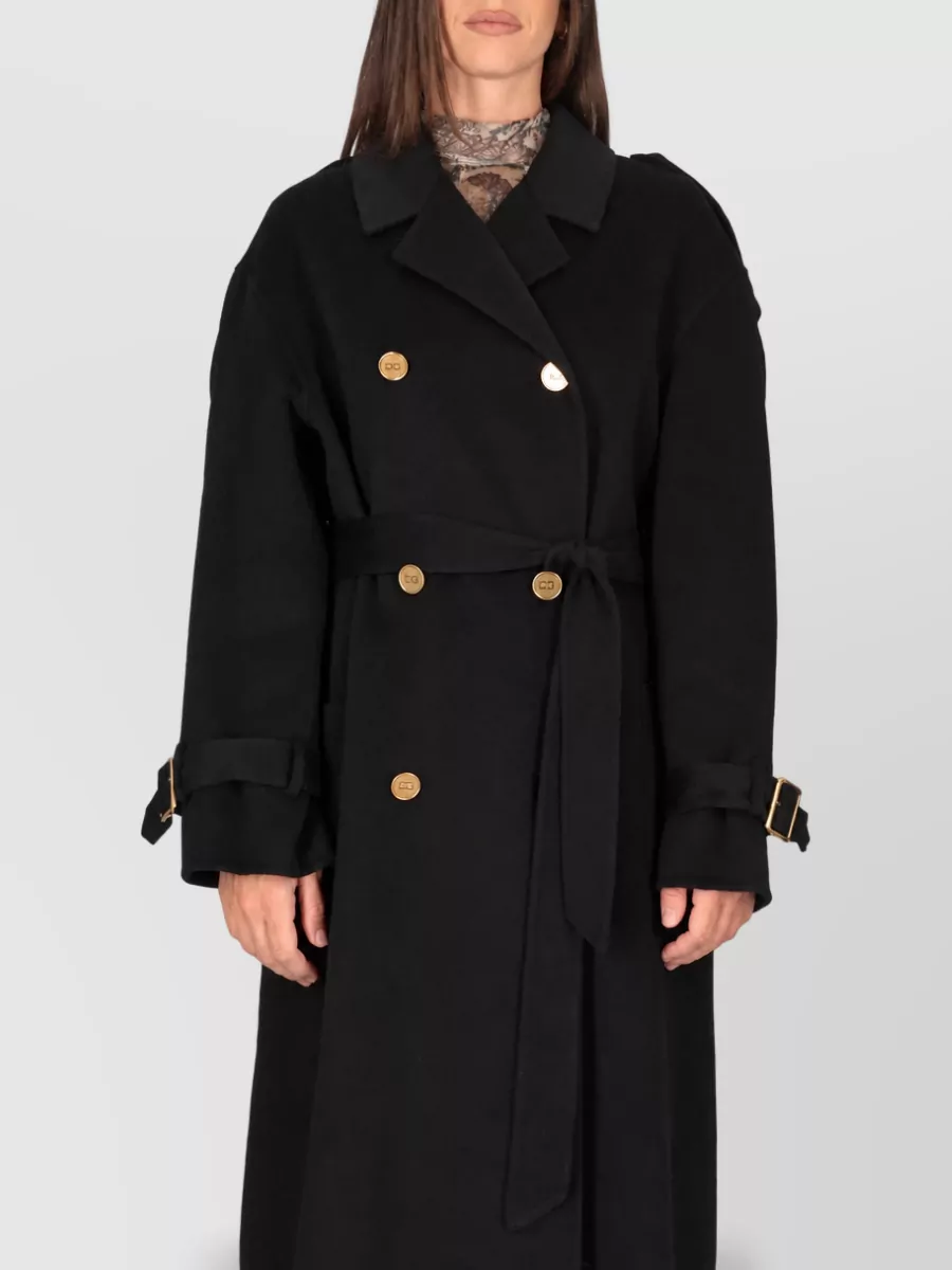 Elisabetta Franchi Wool Fitted Jacket
