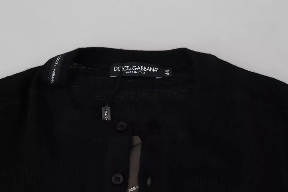 Dolce&Gabbana Cashmere Button Henley Sweater