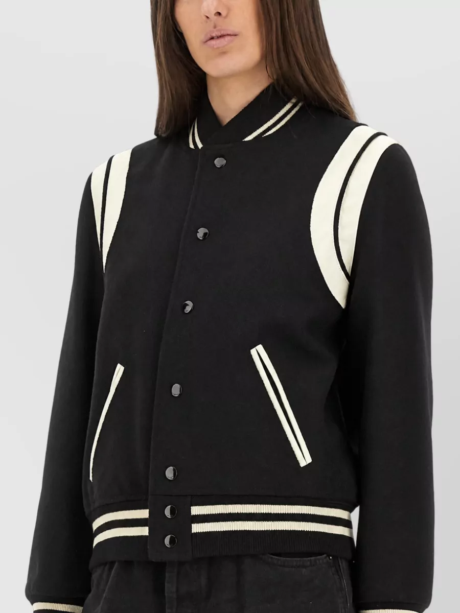 Saint Laurent Wool Oversized Coat