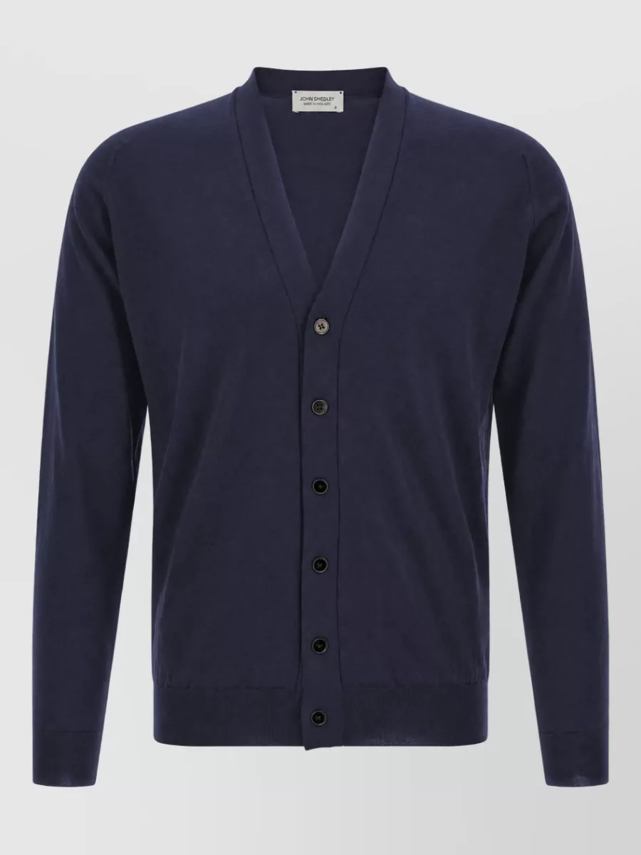 John Smedley Merino wool v-neck cardigan