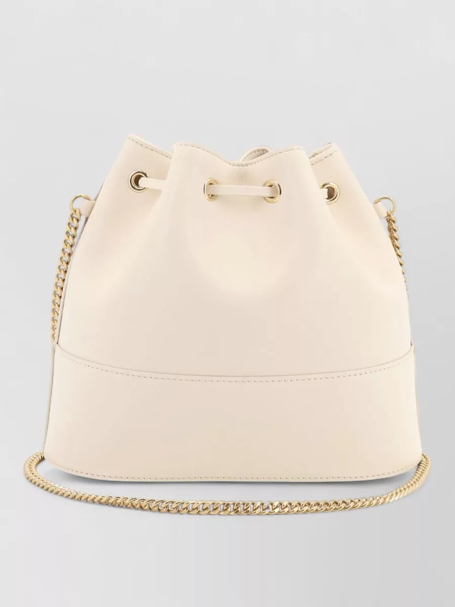 Valentino Garavani Vlogo Signature Leather Bucket Bag