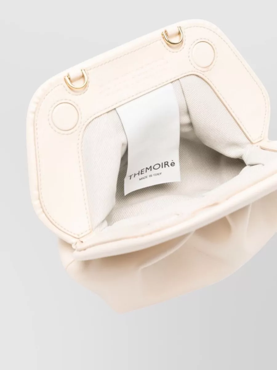 Themoiré Bios Small Pleated Clutch Bag