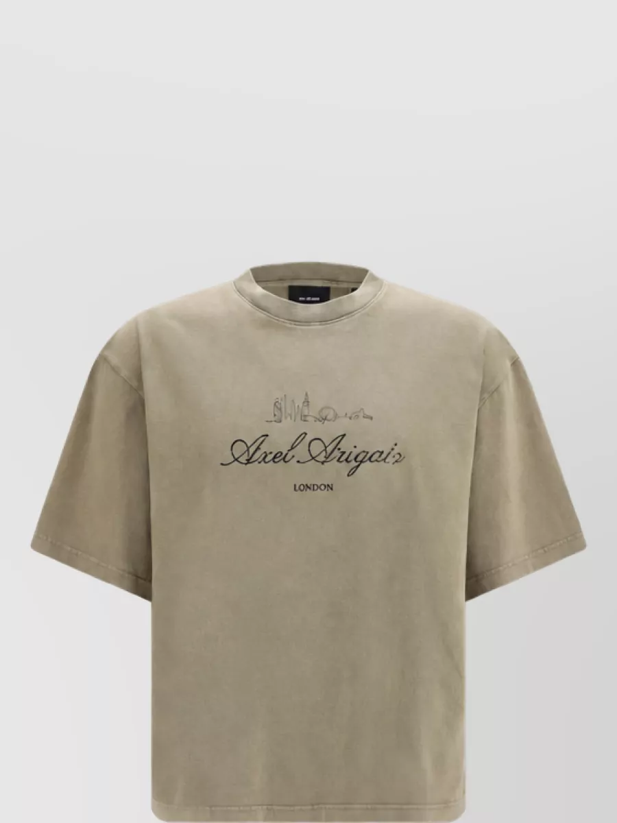 Axel Arigato Cotton Oversized Printed T-Shirt