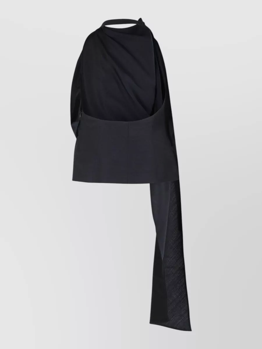 Róhe draped blouse