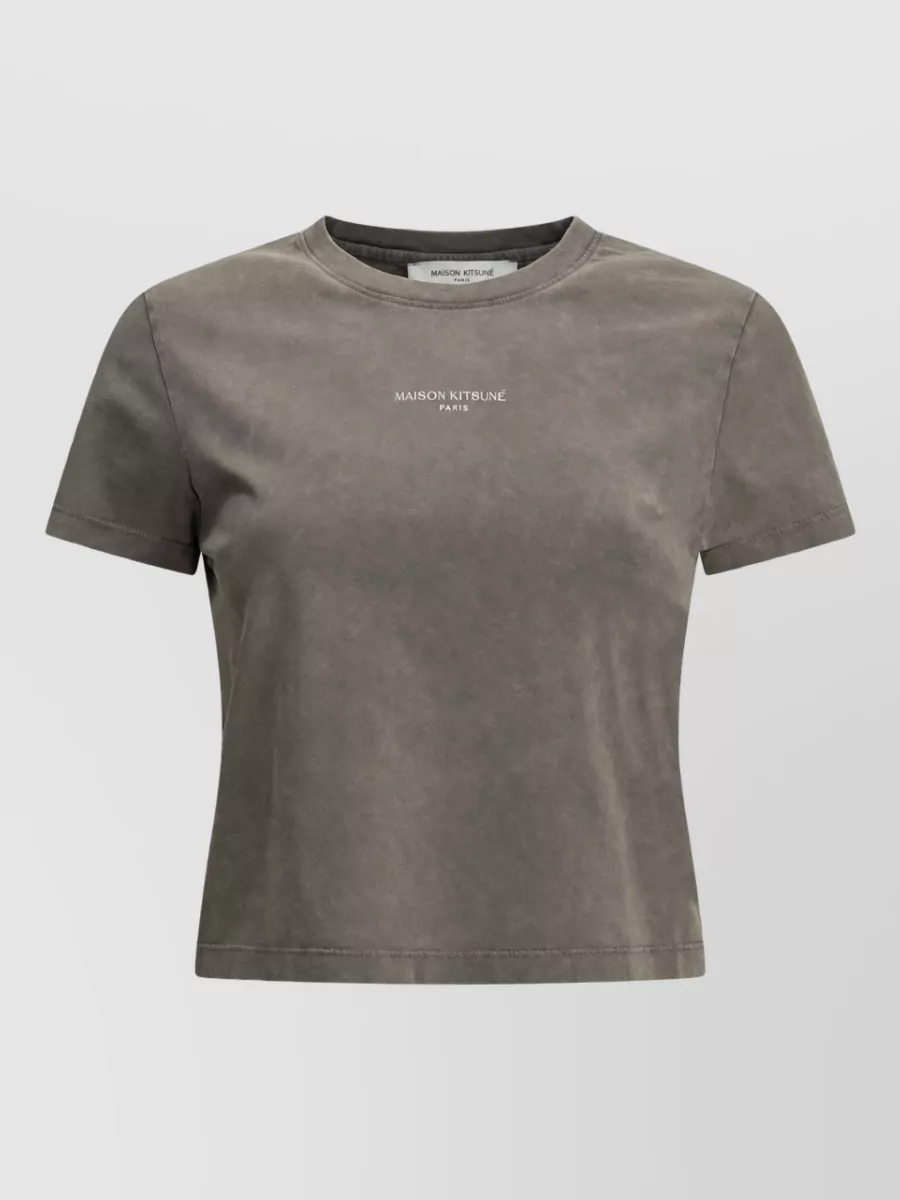 Maison Kitsuné organic cotton crew-neck t-shirt
