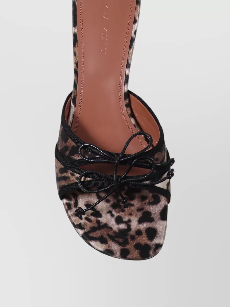 Amina Muaddi Leather Mules