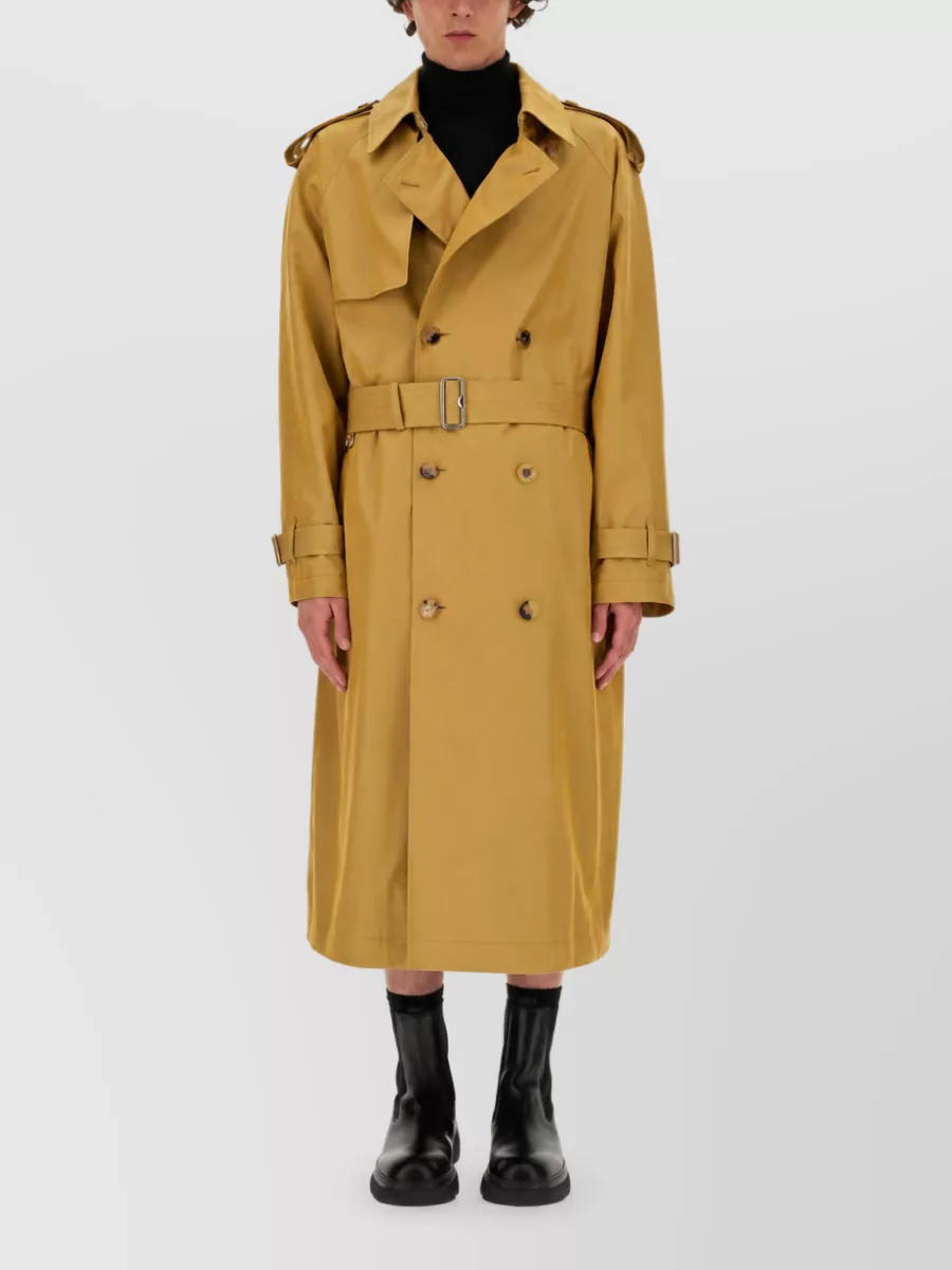 Burberry cotton belted trench coat