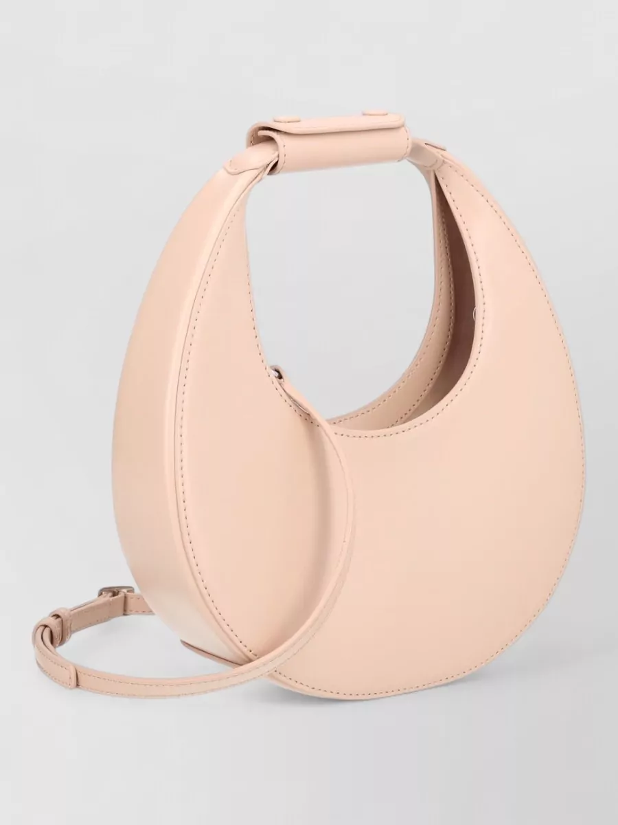 Staud Shoulder Bag Adjustable Strap Curved Shape