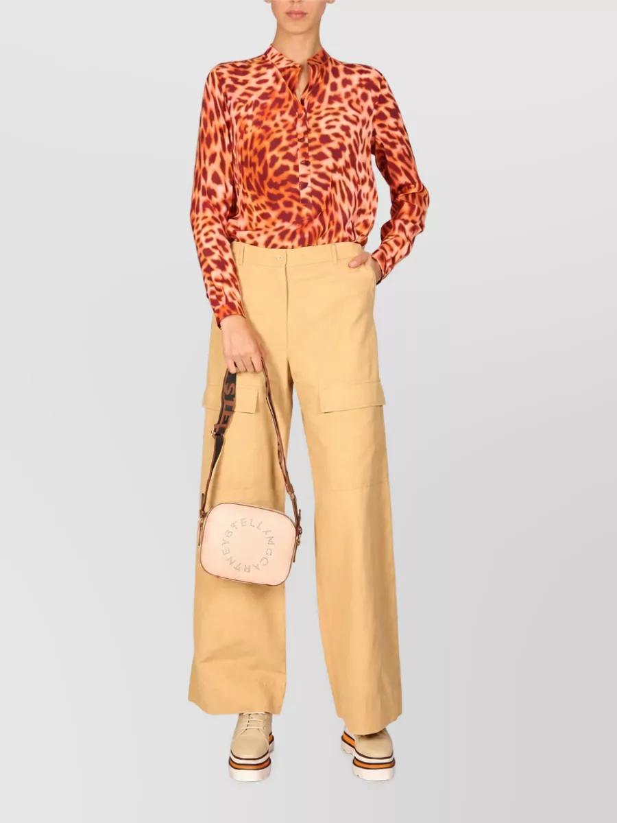 Stella Mccartney Wide-Leg Cargo Trousers