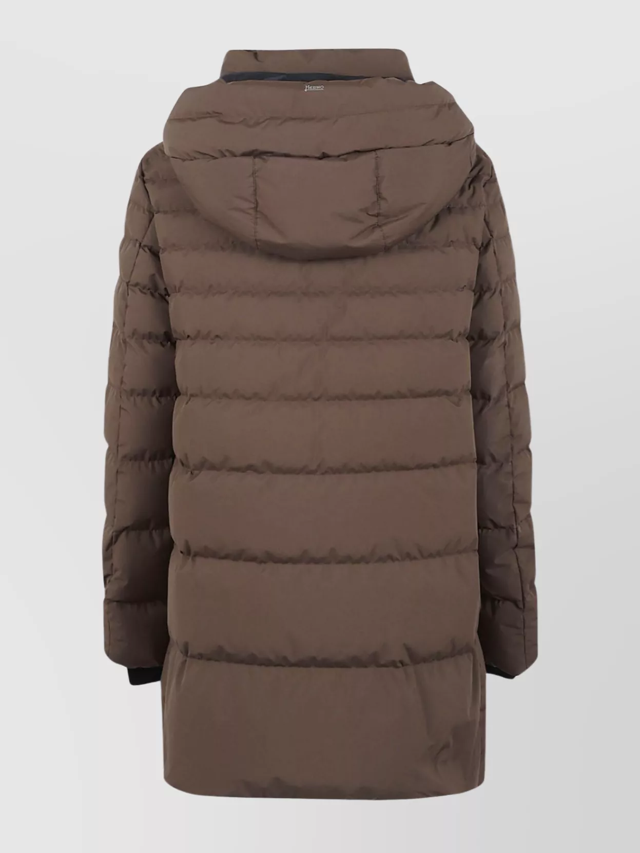 Herno Long Hooded Padded Quilted Jacket