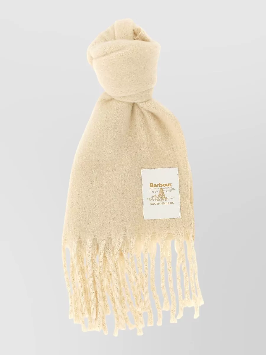 Barbour brushed scarf