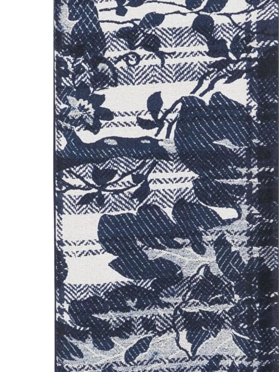 Pierre Louise Mascia Floral-Print Fringed Silk Scarf