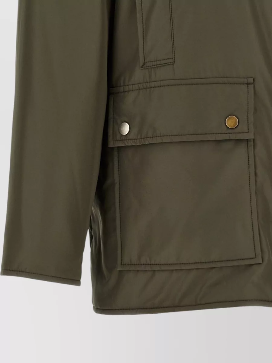 Maison Margiela Shearling Collar Single Breasted Coat