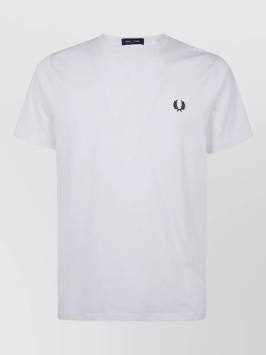 Fred Perry Cotton Crew Neck T-Shirt