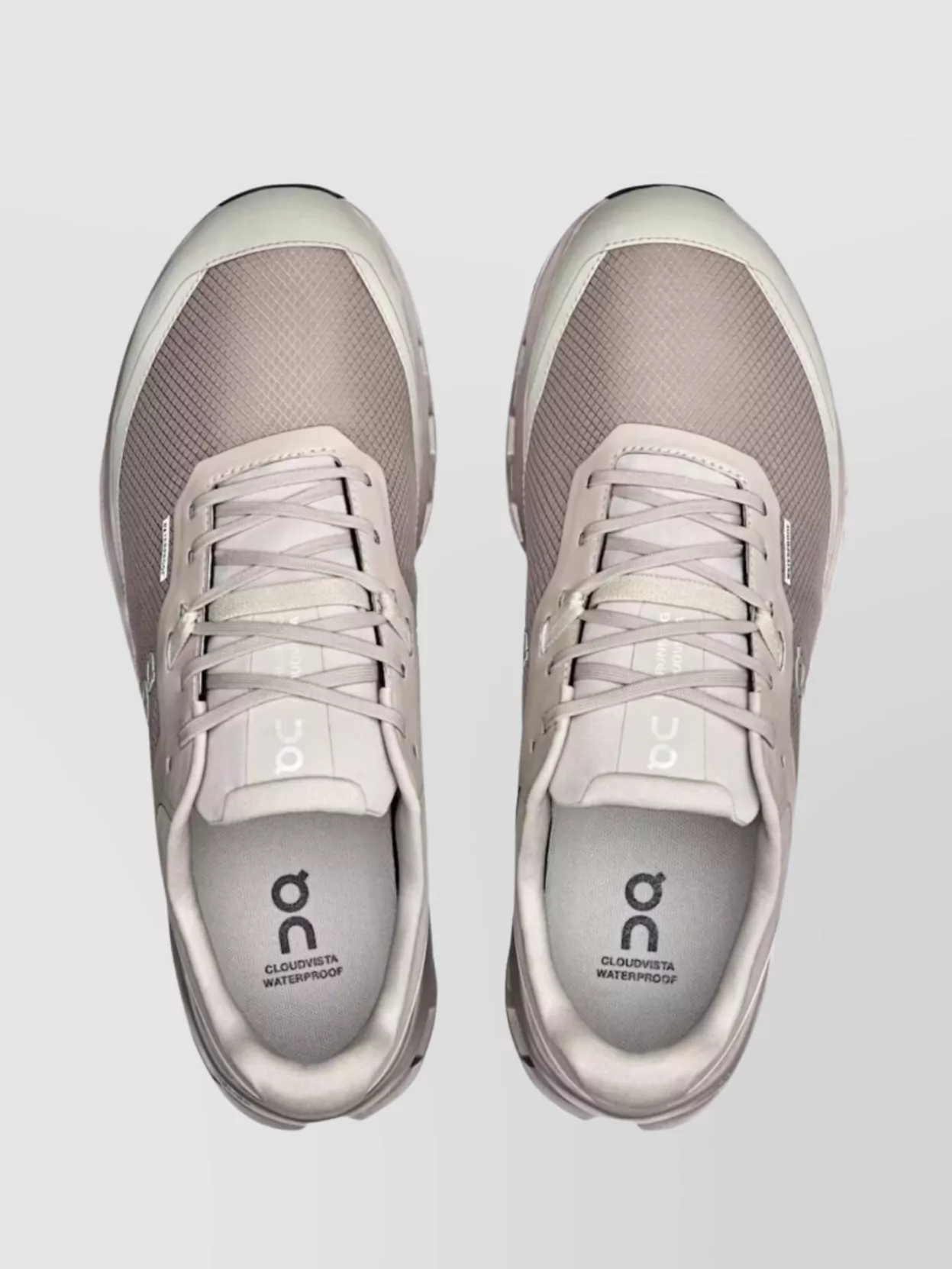 On Chunky Sole Mesh Panelled Rubber Sneakers