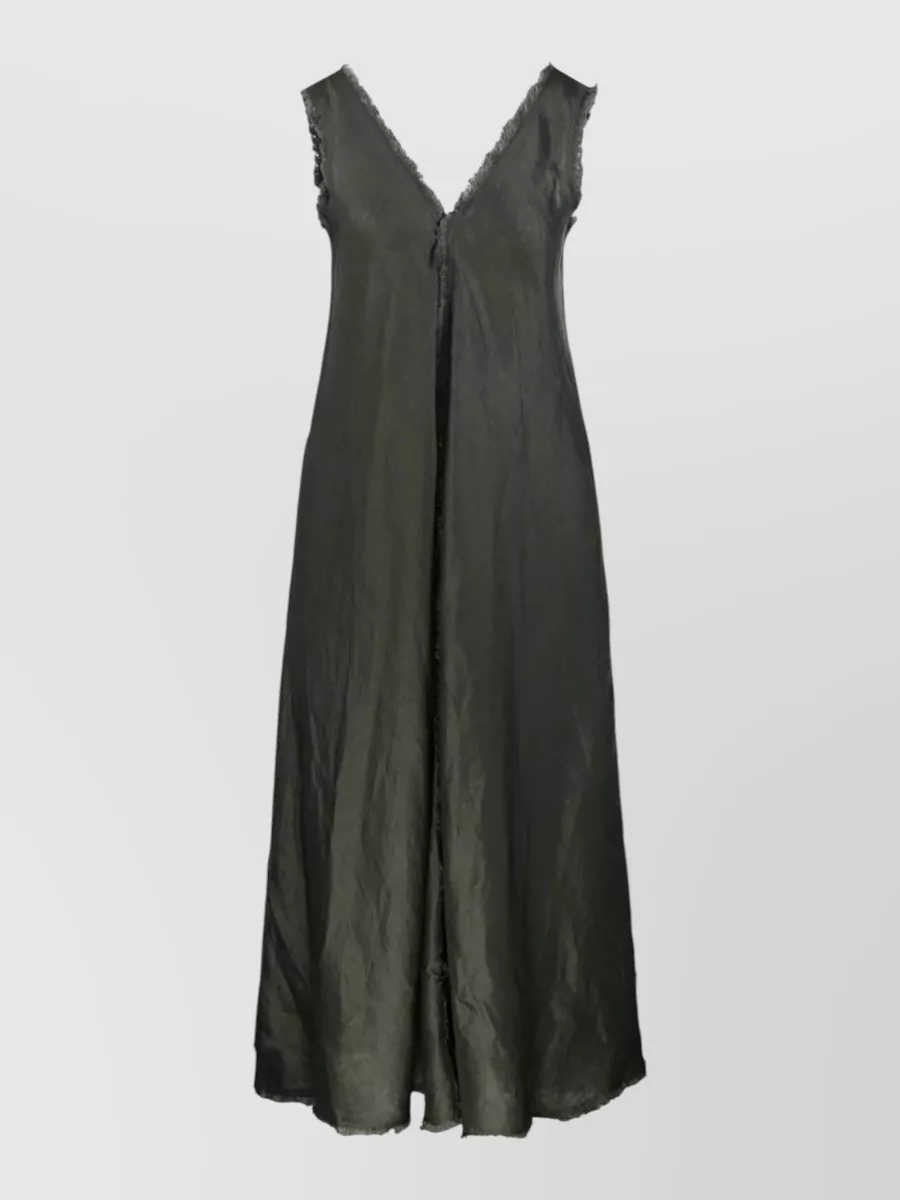 Parosh Linen Maxi Dress
