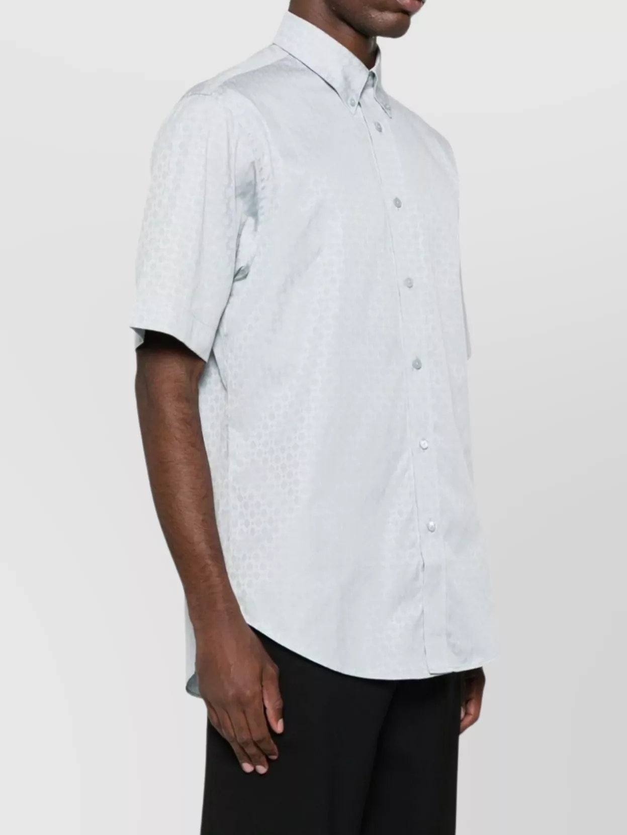 Givenchy Monogram Shirt Featuring Box-Pleat Detail