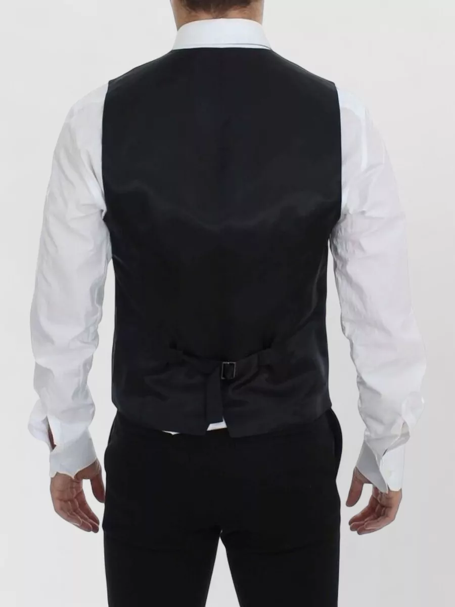 Dolce&Gabbana Wool Pinstripe Slim-Fit Single-Breasted Vest