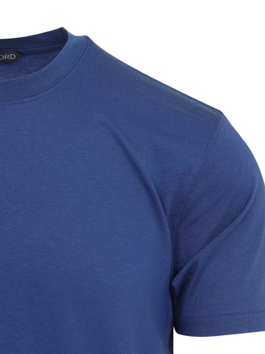 Tom Ford Lyocell Cotton Short Sleeve Crew Neck T-Shirt
