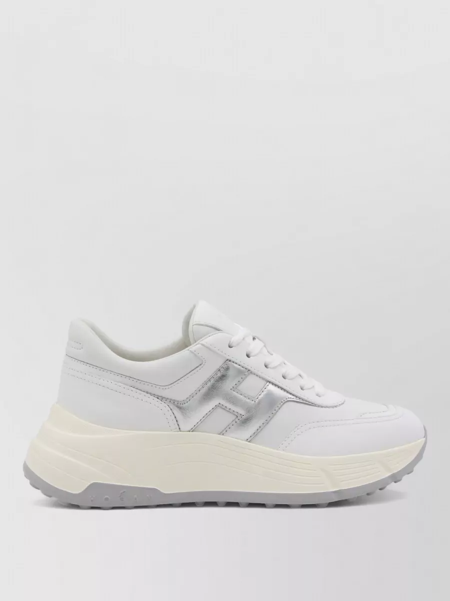 Hogan Platform Low Top Sneakers Contrast Sole