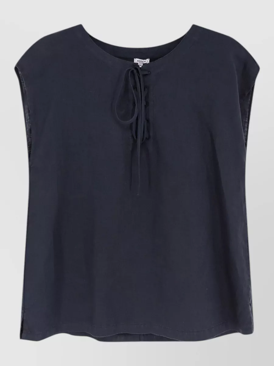 Aspesi Linen Sleeveless Blouse