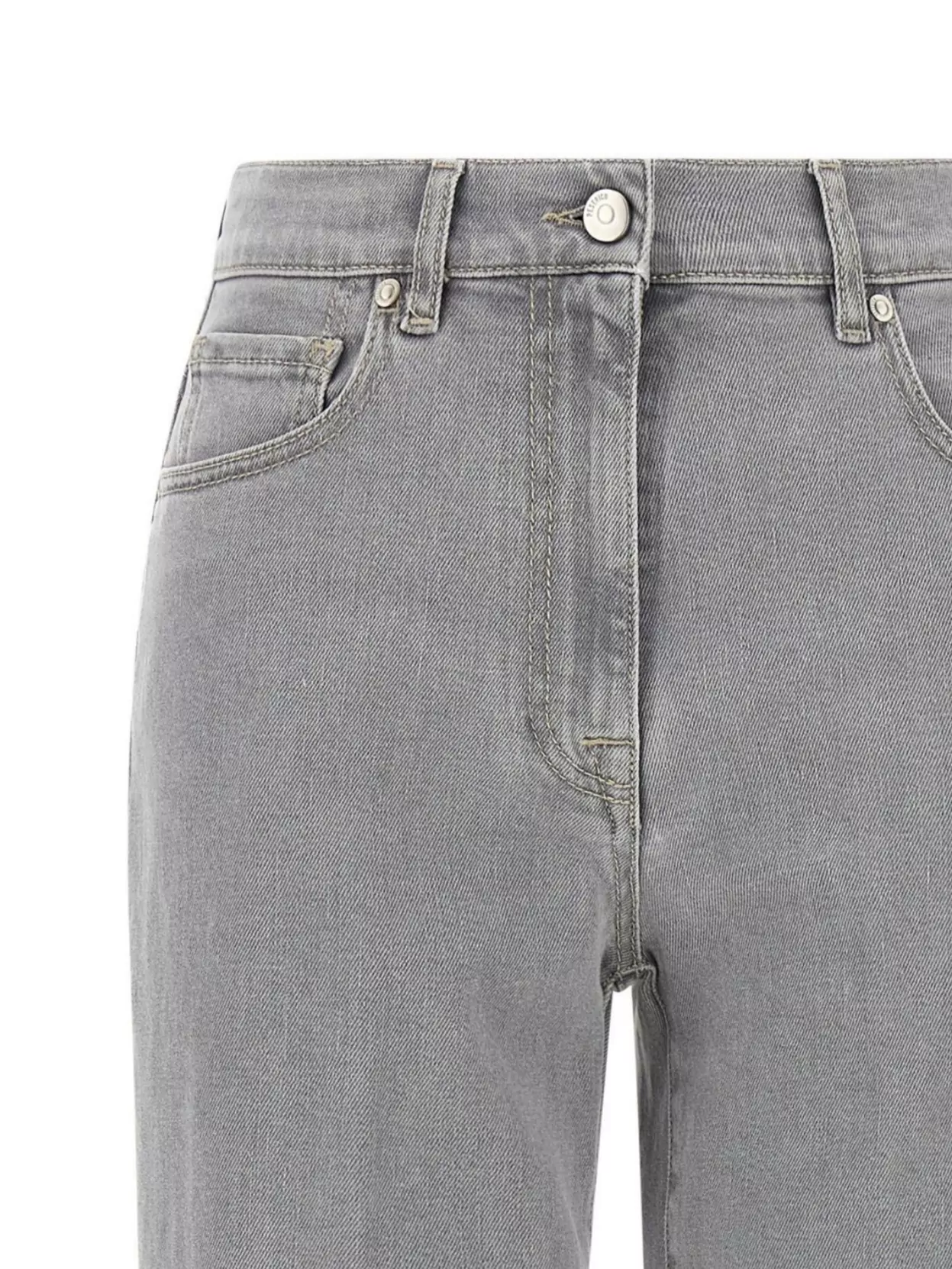 Peserico Stretch Denim Trousers With Back Patch Pocket