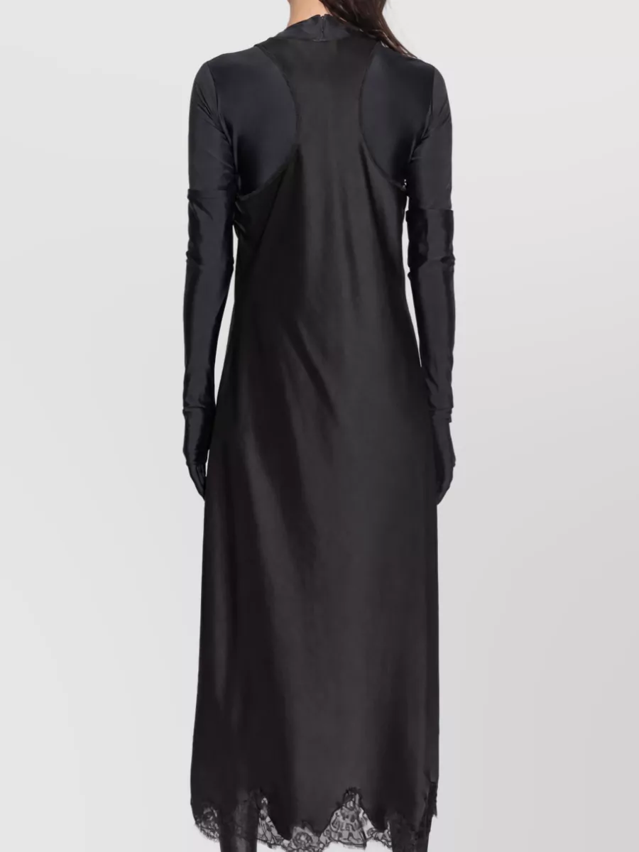 Balenciaga Acetate Slip Dress