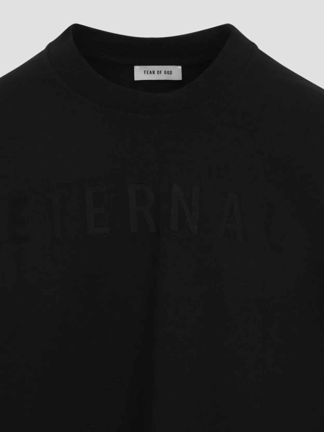 Shop Fear Of God Eternal Long Sleeve T-shirt In Black