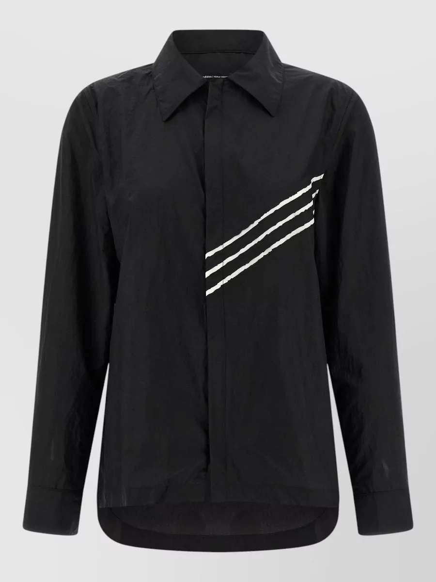 Y-3 Re 3s Womens Collared Long Sleeve Shirt