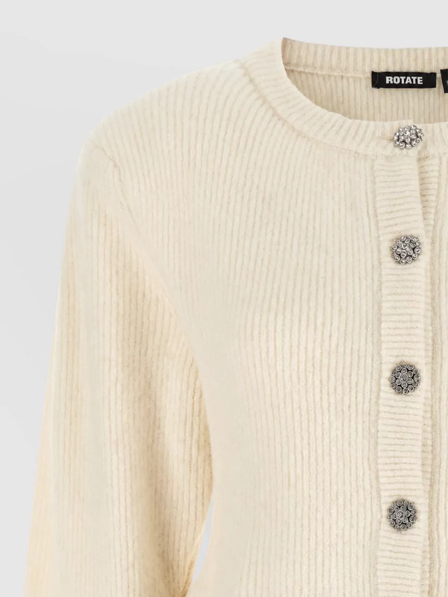 Rotate Birger Christensen Jewel Button Cardigan