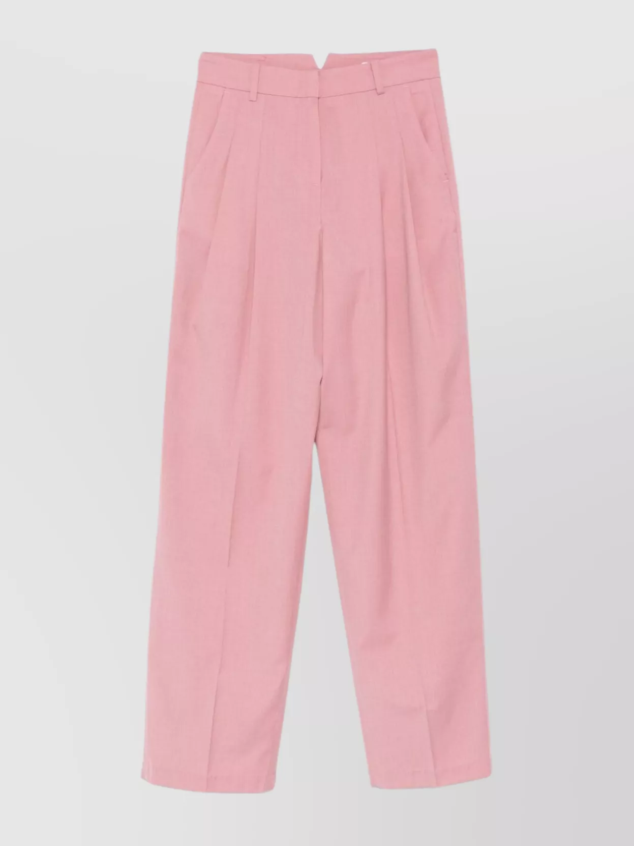 The Frankie Shop Wool Blend High Waist Trousers