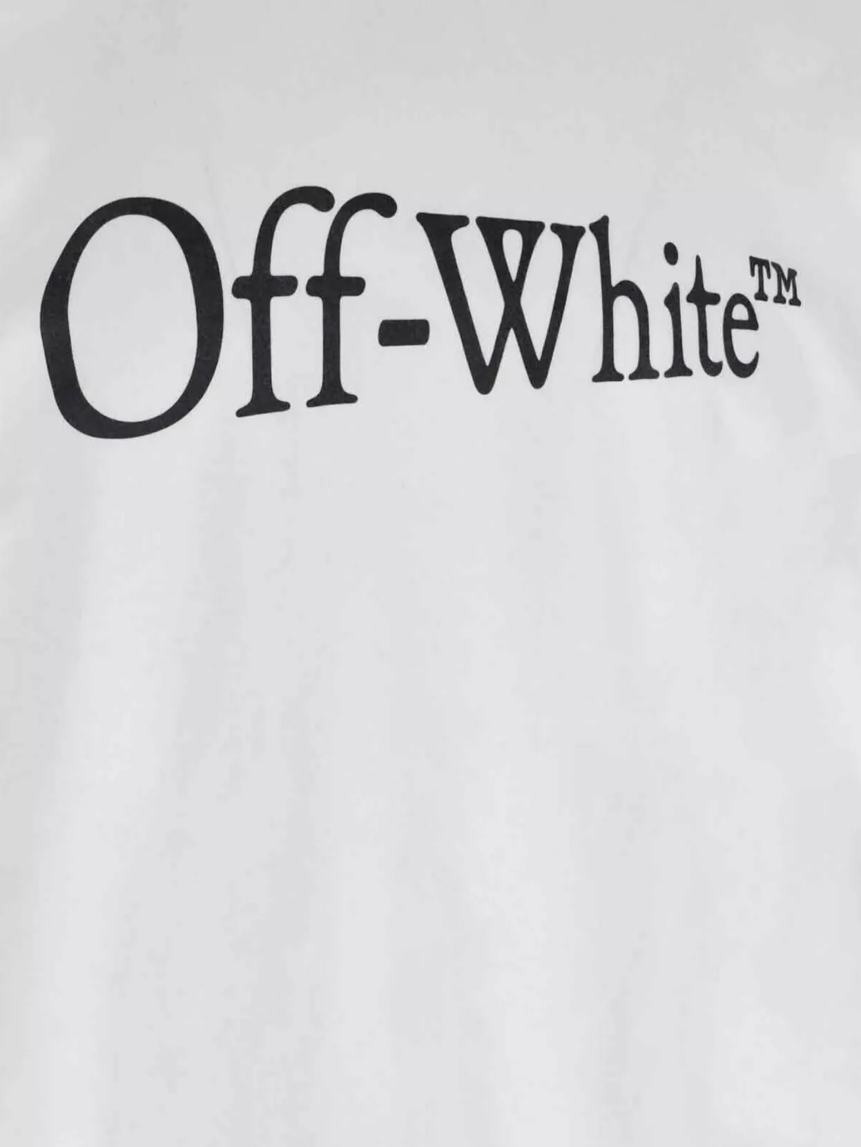 Off-White Crew Neck T-Shirt Short Sleeves Design